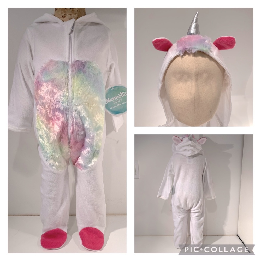 Nannette Baby unicorn Halloween costumes Size 3-6M